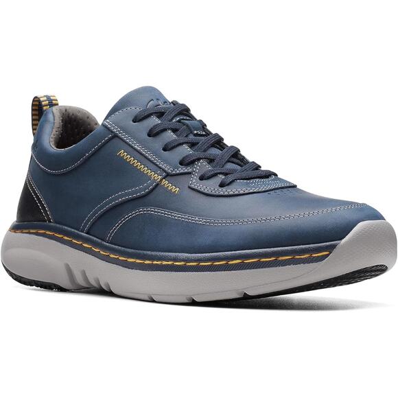 NWT Clarks Men's Clarkspro Lace Navy Leather 11 EE - Wide